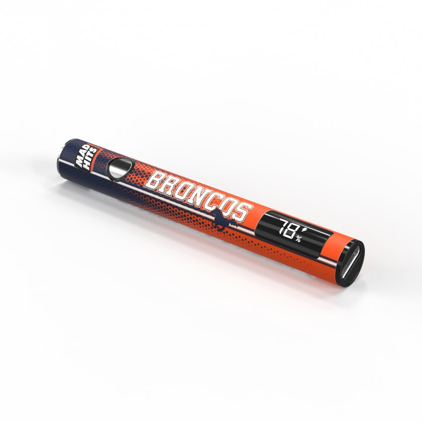 Mad Hits™ Slapz 2.0 – Colorado Broncos Vape Battery (Single Unit) image 0