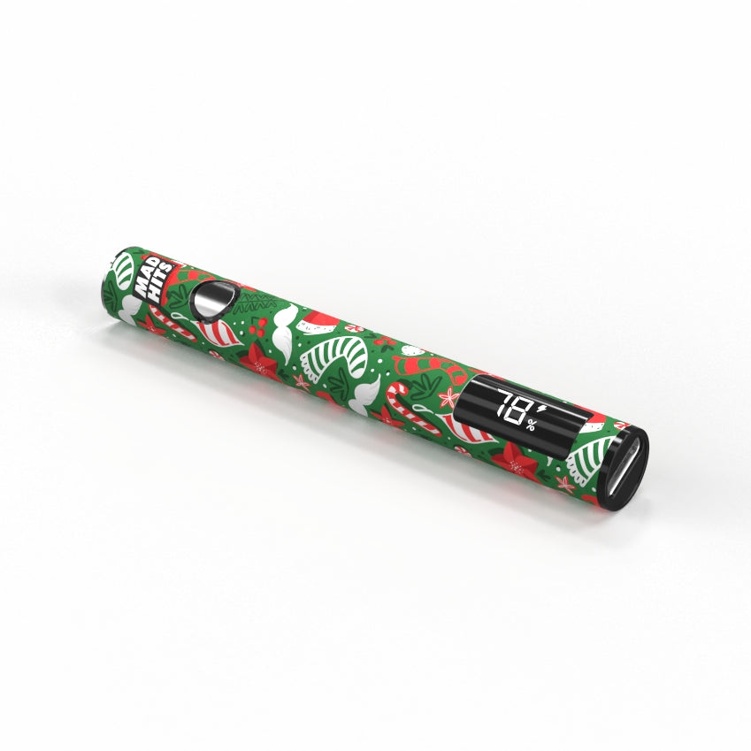 Mad Hits™ Slapz 2.0 – Santa Christmas Doodle Vape Battery (Single Unit) image 0