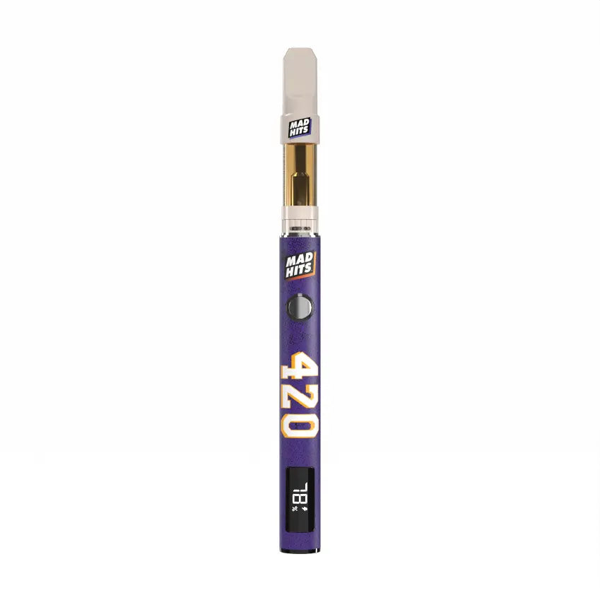 Mad Hits™ Slapz 2.0 – LA Basketball Purple and Gold Vape Battery (Single Unit) image 5